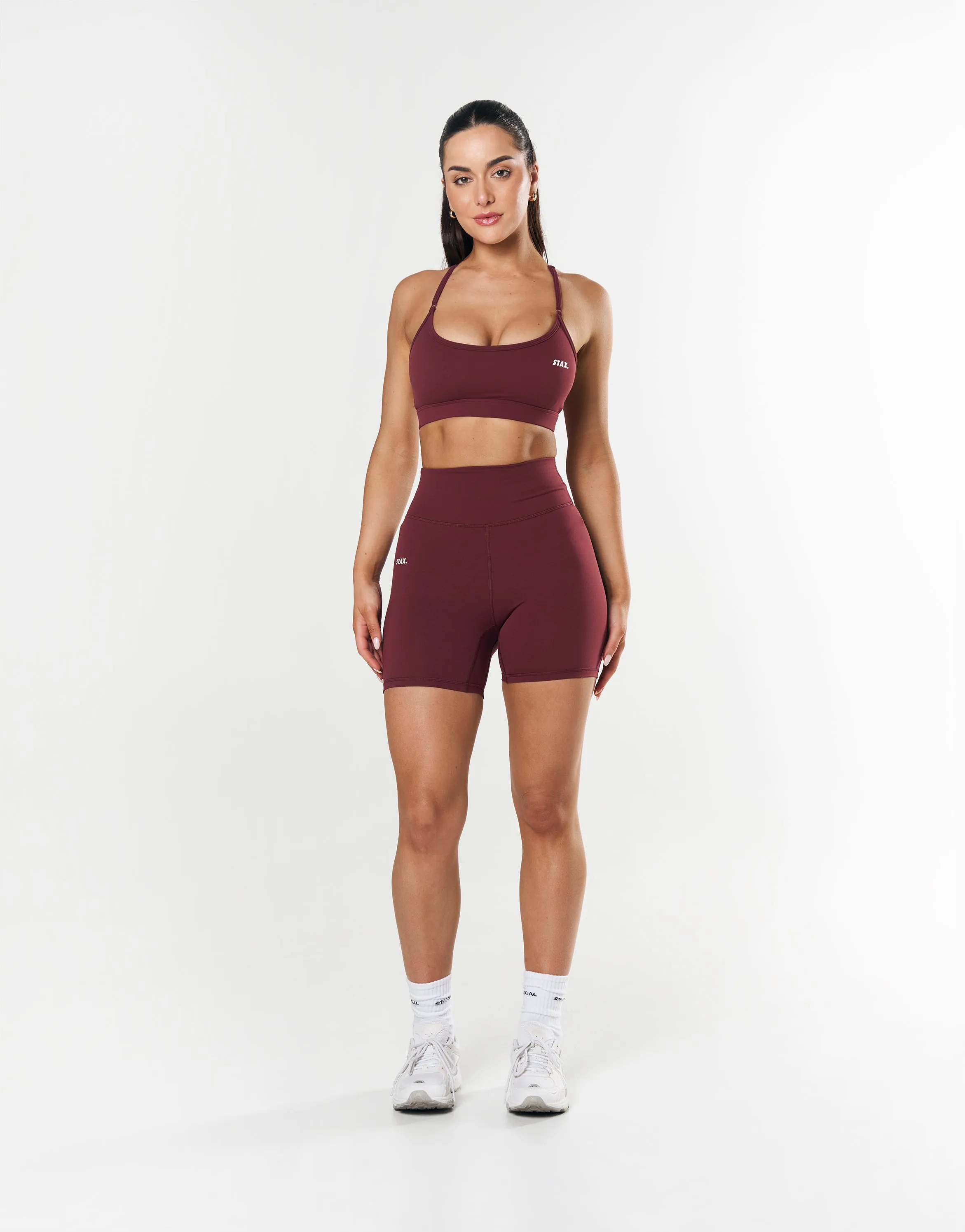 Midi Bike Shorts NANDEX ™ Maple - Burgundy