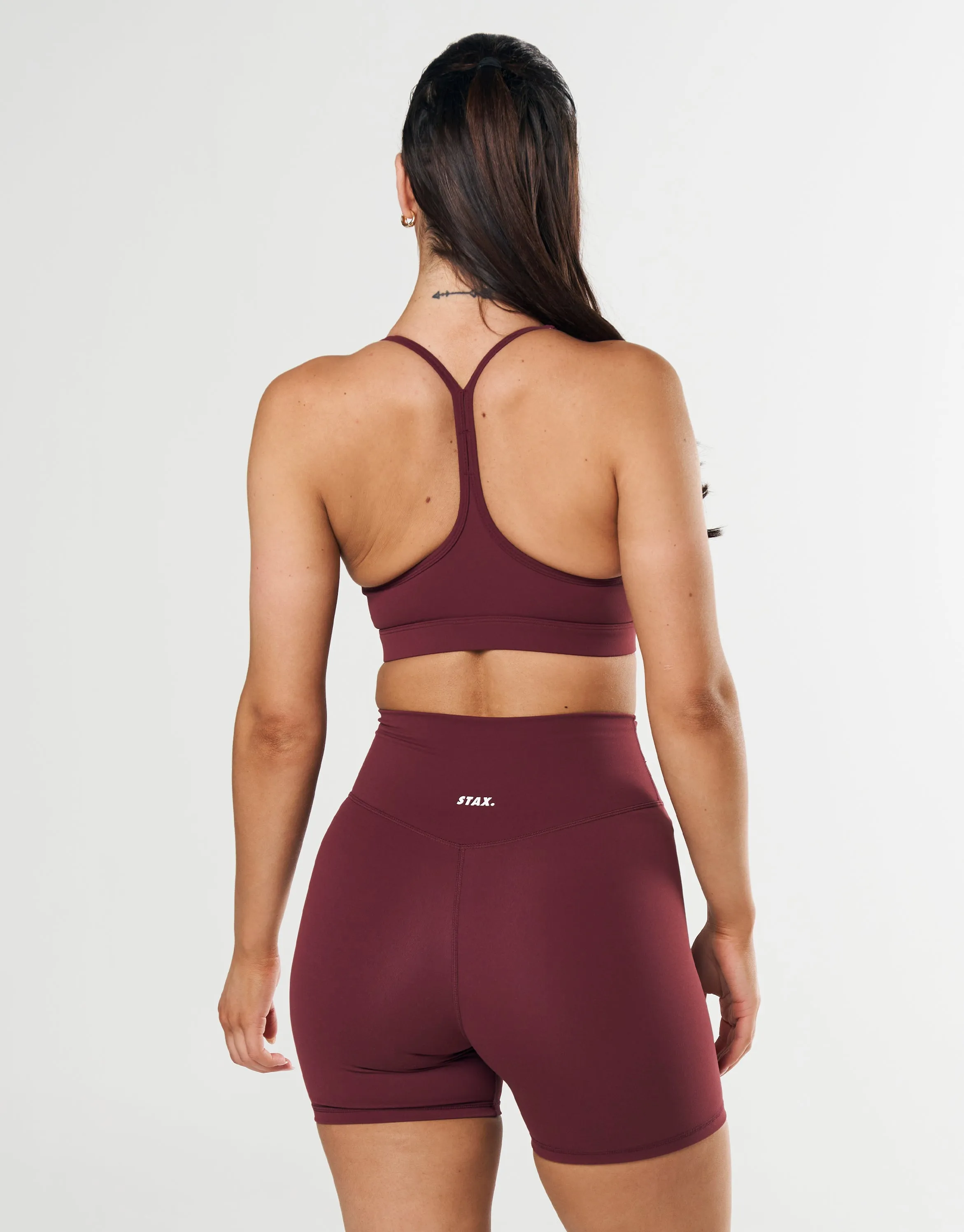 Midi Bike Shorts NANDEX ™ Maple - Burgundy