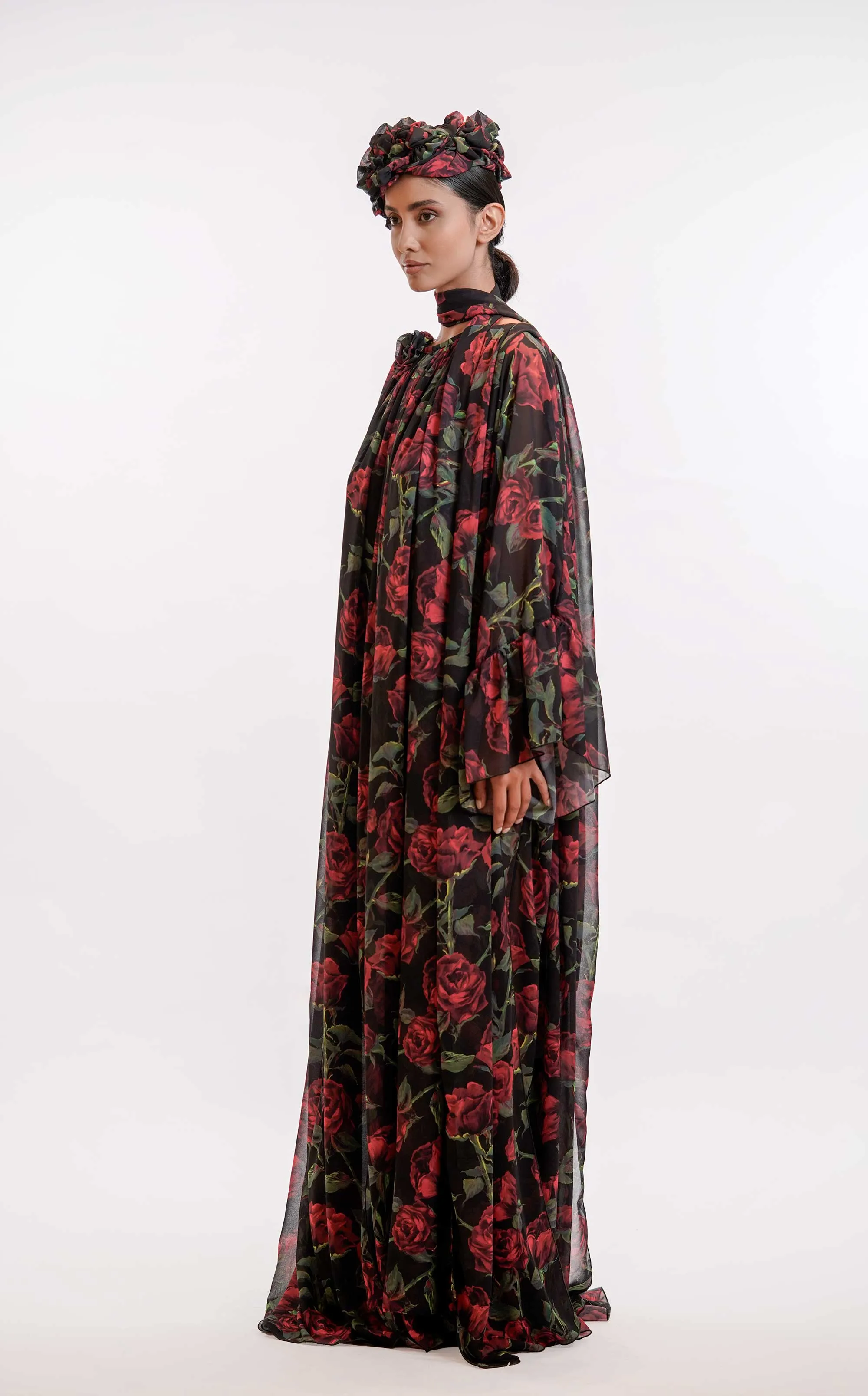Midnight Rose Dress