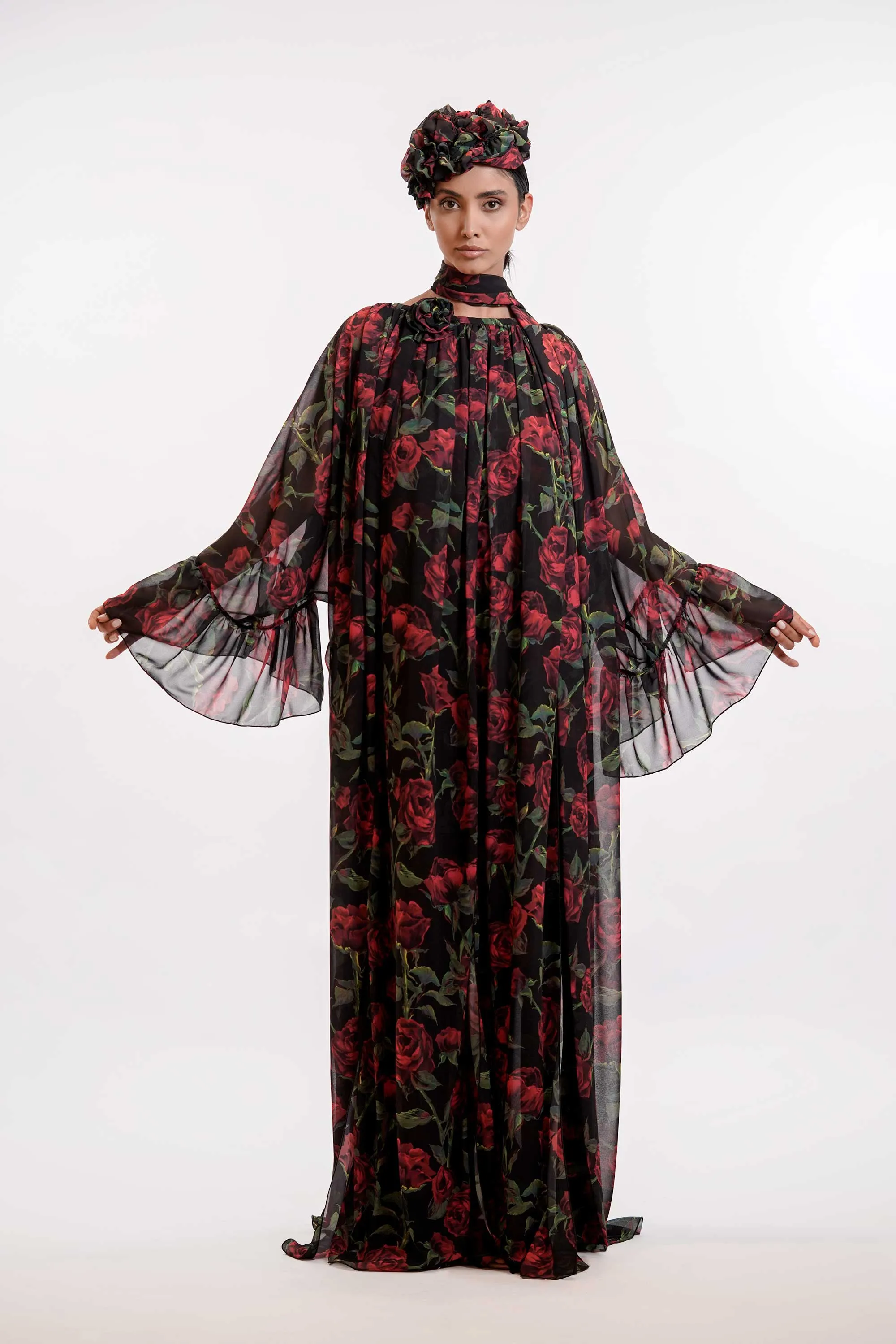 Midnight Rose Dress