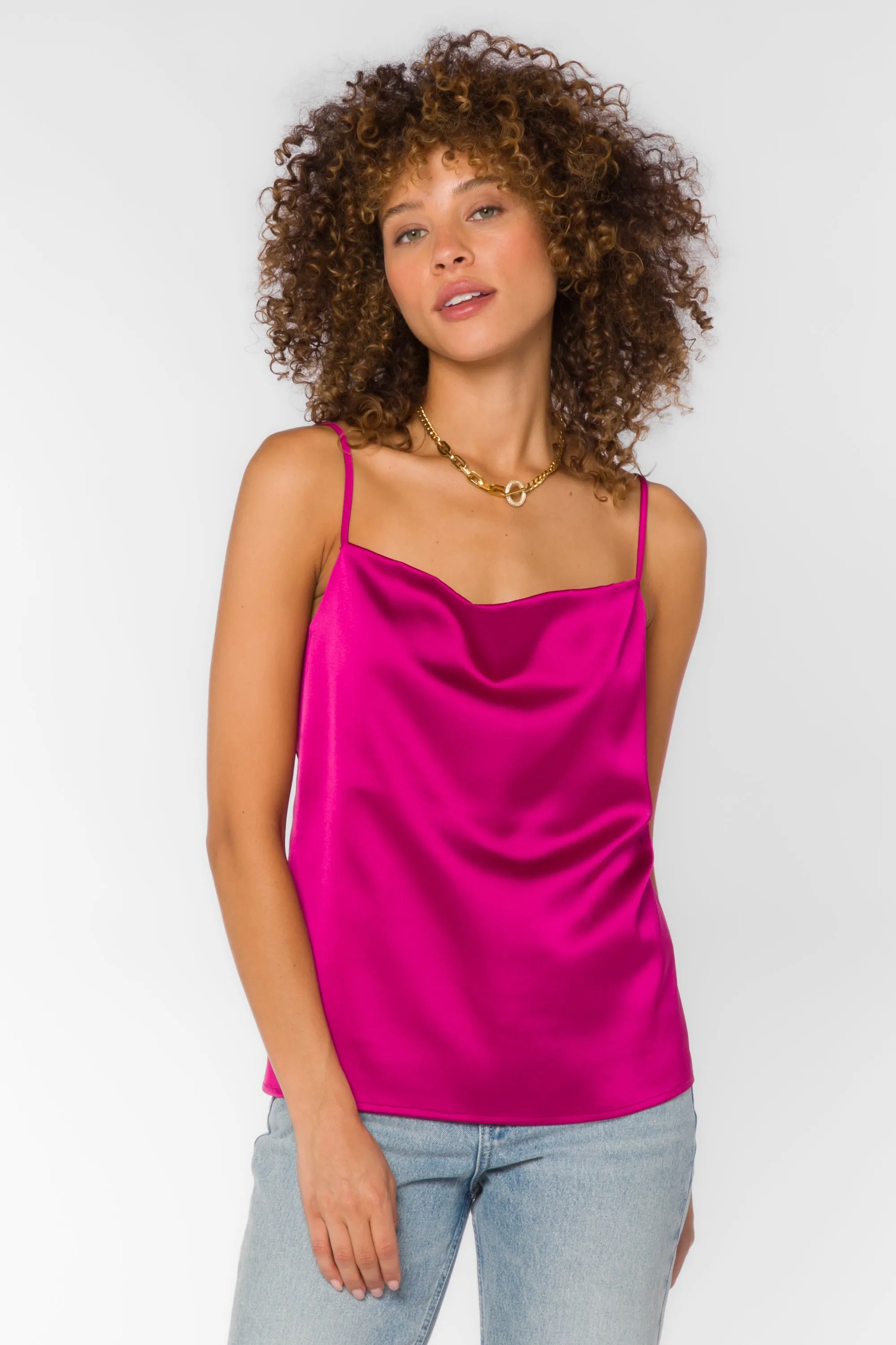 Mindy Fuchsia Top