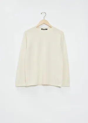 Minute Long Sleeve Cashmere Shirt — Snow