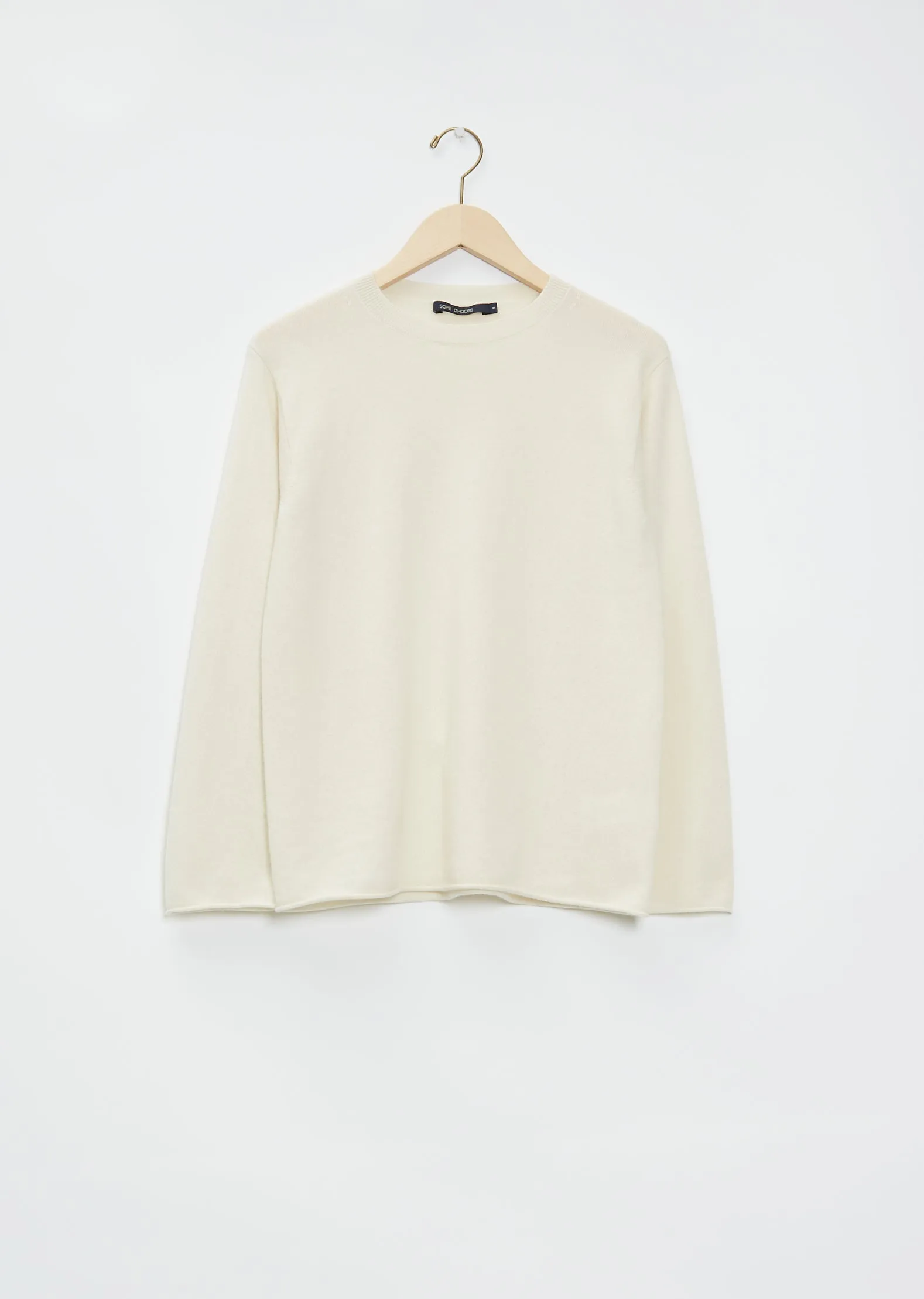 Minute Long Sleeve Cashmere Shirt — Snow