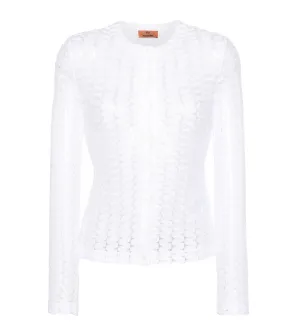 MISSONI Buttoned Cardigan Zigzag Pattern