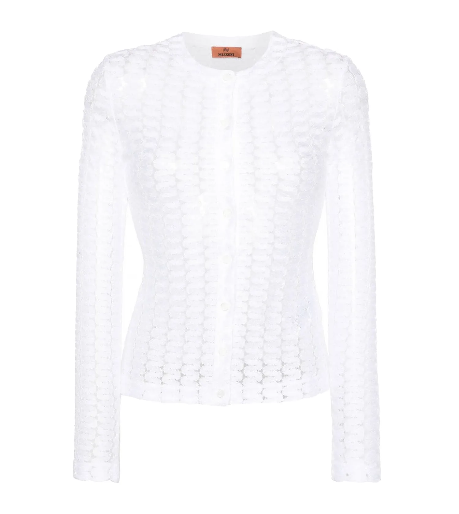 MISSONI Buttoned Cardigan Zigzag Pattern