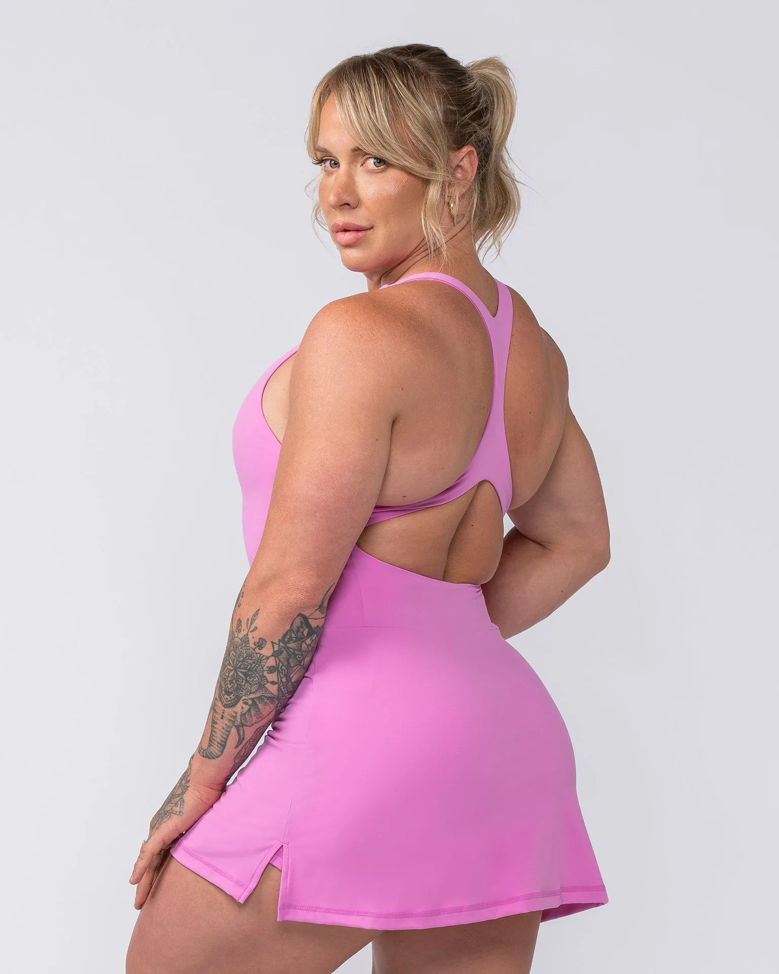 MN x Em King Aura Dress - Fondant Pink