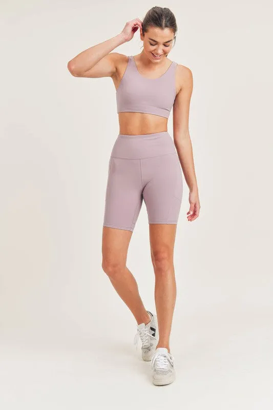 Mono B High-Impact Biker Shorts
