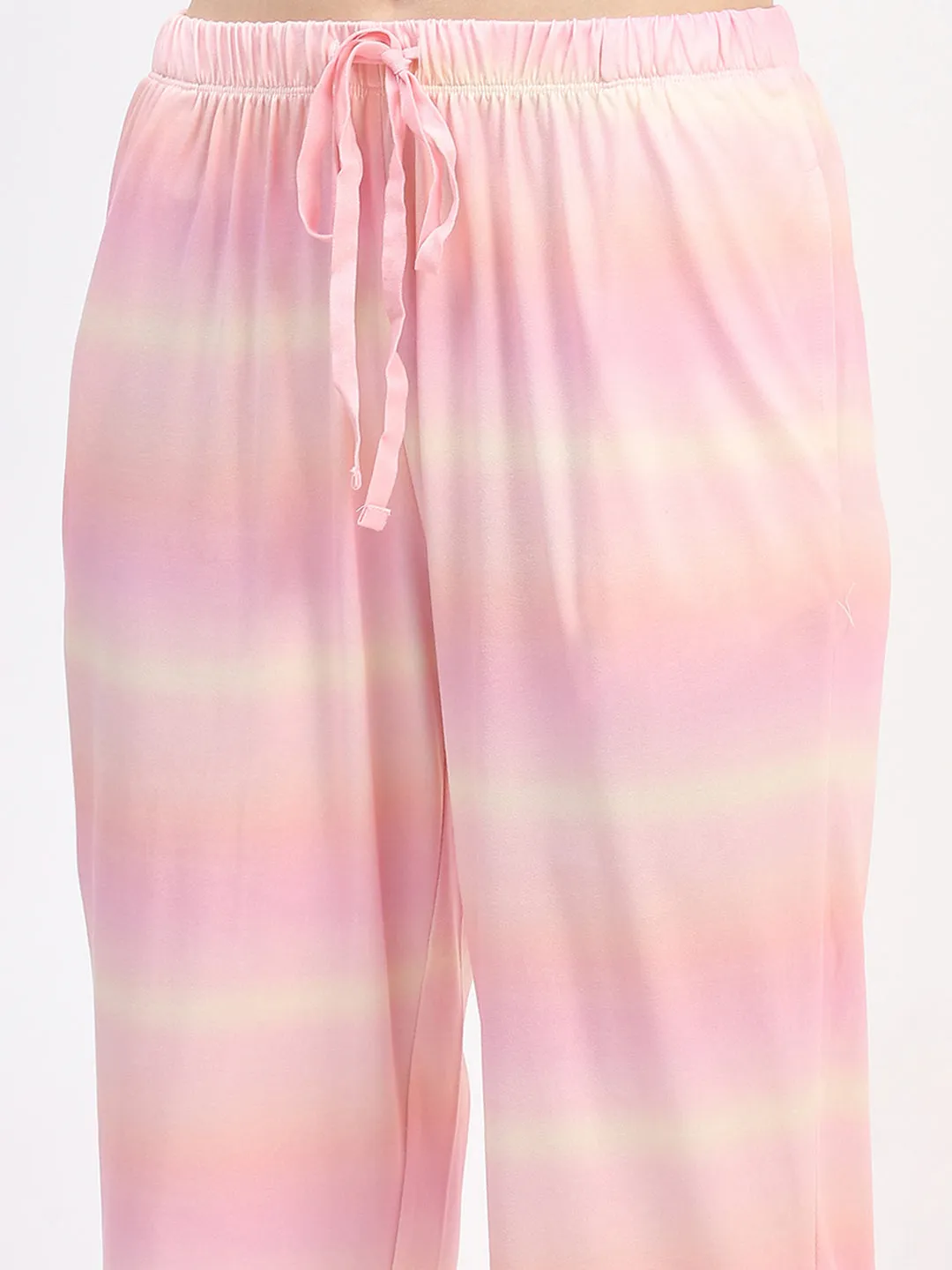mSECRET Peach Ombre Short-Sleeve Night suit Set