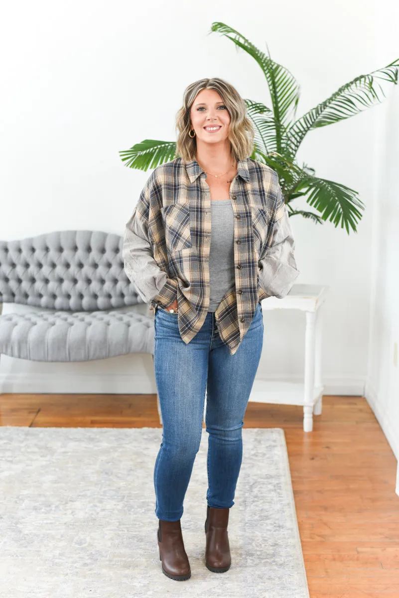 Mylee Plaid Button Down Shirt