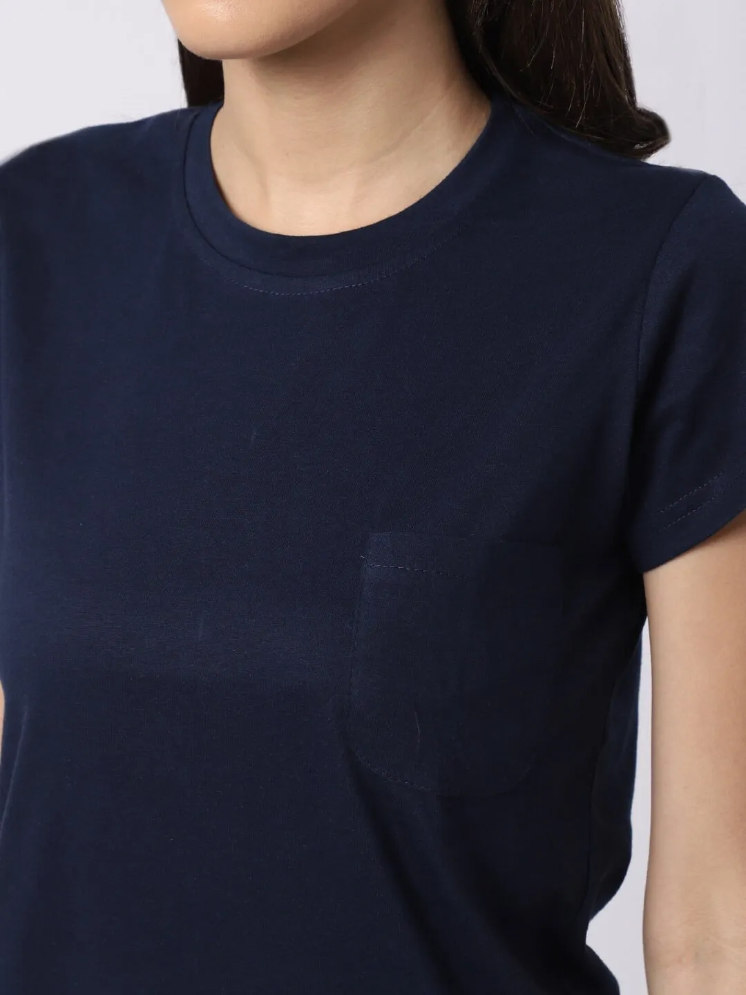 Navy Blue Tie-Dye Printed Viscose Rayon Night Suit for Women | S-XL | Claura
