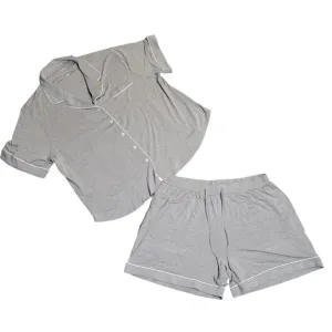 New Cozy Earth Pajama Set Womens XXL Short Sleeve Top Shorts Comfy Bamboo 2XL