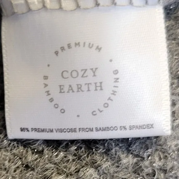 New Cozy Earth Pajama Set Womens XXL Short Sleeve Top Shorts Comfy Bamboo 2XL