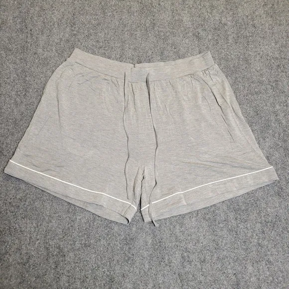 New Cozy Earth Pajama Set Womens XXL Short Sleeve Top Shorts Comfy Bamboo 2XL