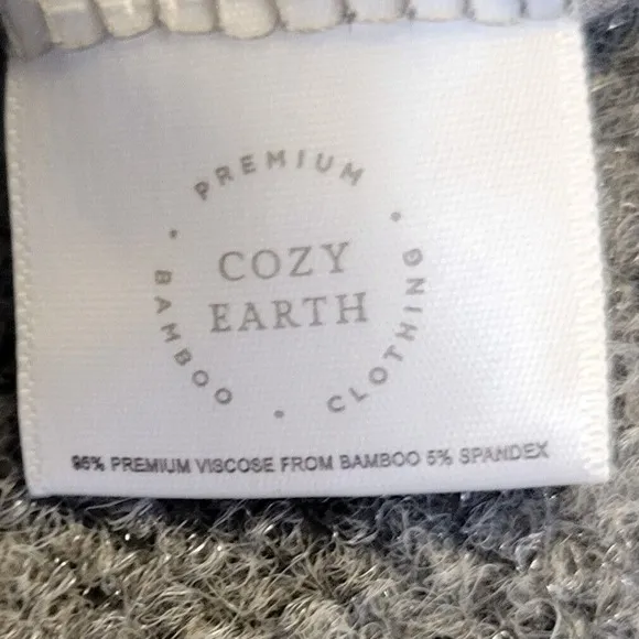 New Cozy Earth Pajama Set Womens XXL Short Sleeve Top Shorts Comfy Bamboo 2XL