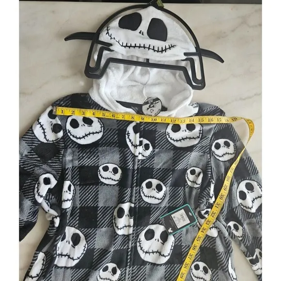 New DISNEY Women Nightmare Before Christmas Sleepwear with Hood, Jack NWT
