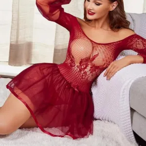New! Gorgeous Fluffy Ballet Sexy Lingerie Dress