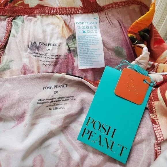 NEW! Posh Peanut: Floral Long Sleeve Relaxed Pajamas