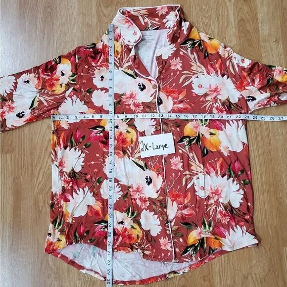 NEW! Posh Peanut: Floral Long Sleeve Relaxed Pajamas