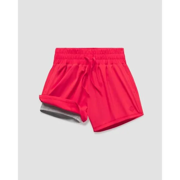 NEW SOUTHERN SHIRT COMPANY lined hybrid shorts in rio red