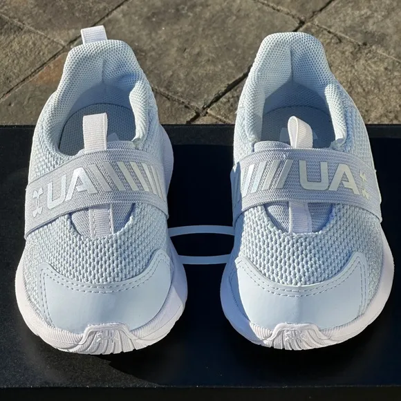 NEW Under Armour Unisex Toddler Kids Lite Blue Casual Sneaker - Size 6K Youth