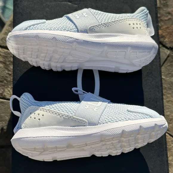NEW Under Armour Unisex Toddler Kids Lite Blue Casual Sneaker - Size 6K Youth