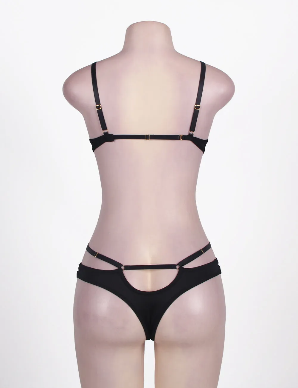 New White Eyelash Lace Bra Set