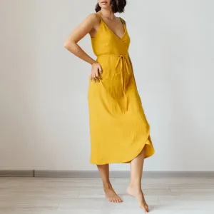 Nia® | Elegant Summer Dress Made Of Linen