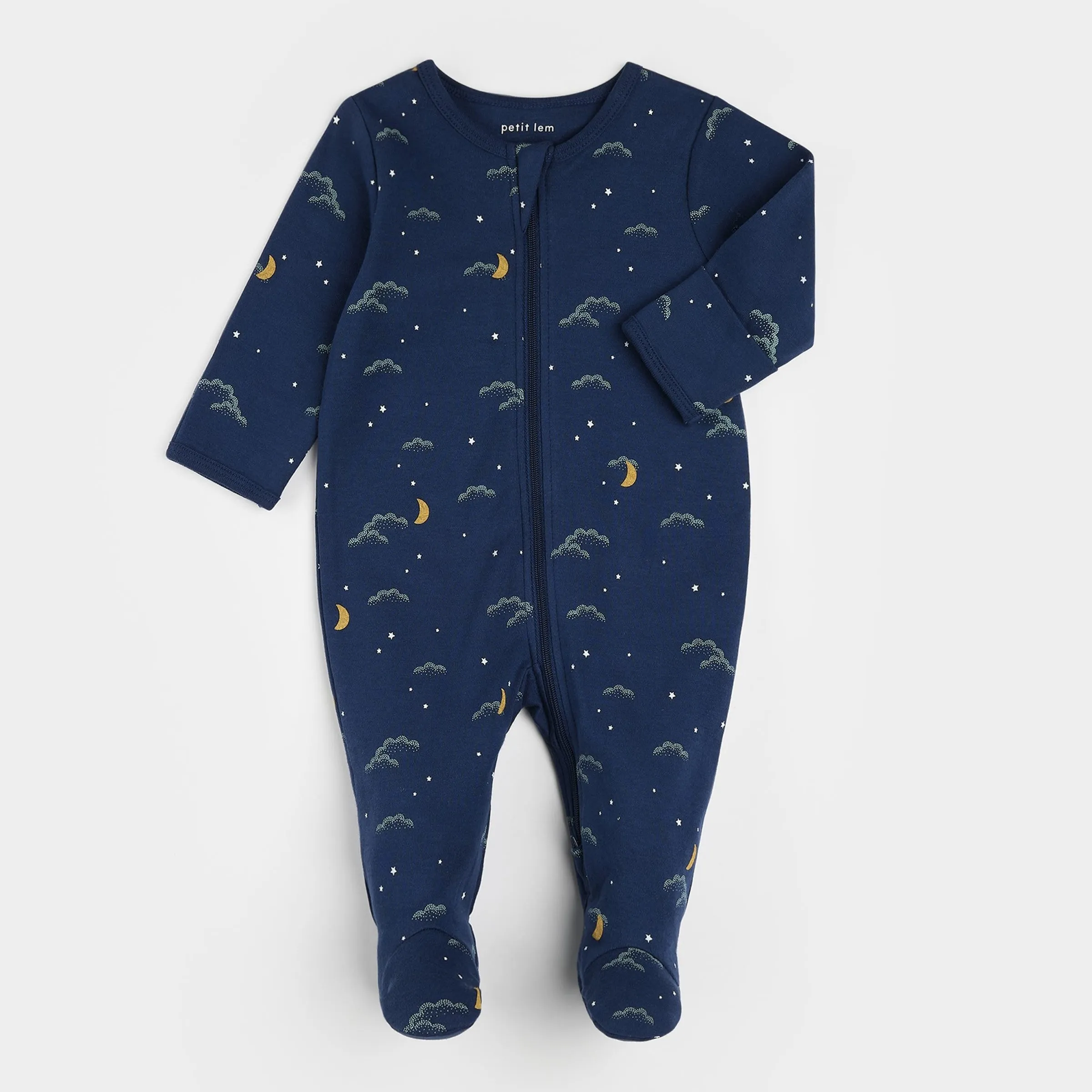 Night Sky Print on Midnight Blue Sleeper