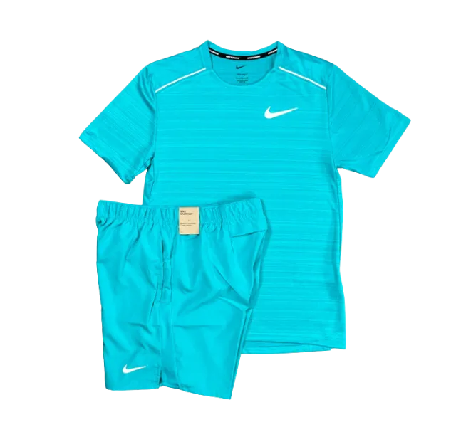 Nike 1.0 Miler and Challenger Shorts Set - Dusty Cactus