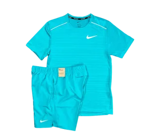 Nike 1.0 Miler and Challenger Shorts Set - Dusty Cactus