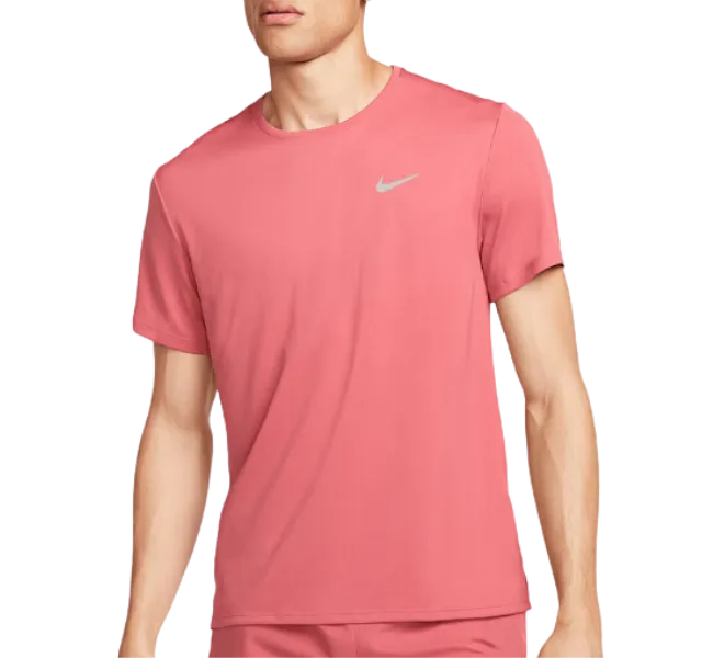 Nike Dri-FIT Miler 3.0 T-Shirt and Flex Stride 5 Inch Shorts Set - Adobe Pink