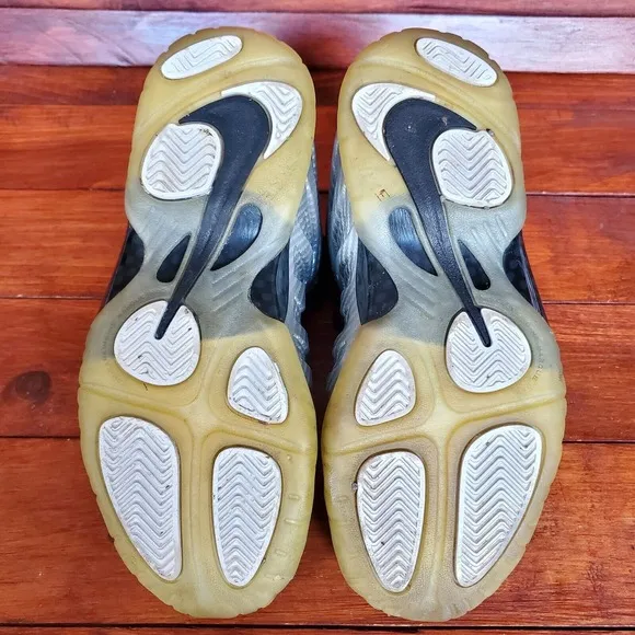 Nike Little Posite Pro GS Shoes 5.5Y Women 7 'Silver Surfer' 644792-007