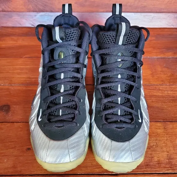 Nike Little Posite Pro GS Shoes 5.5Y Women 7 'Silver Surfer' 644792-007