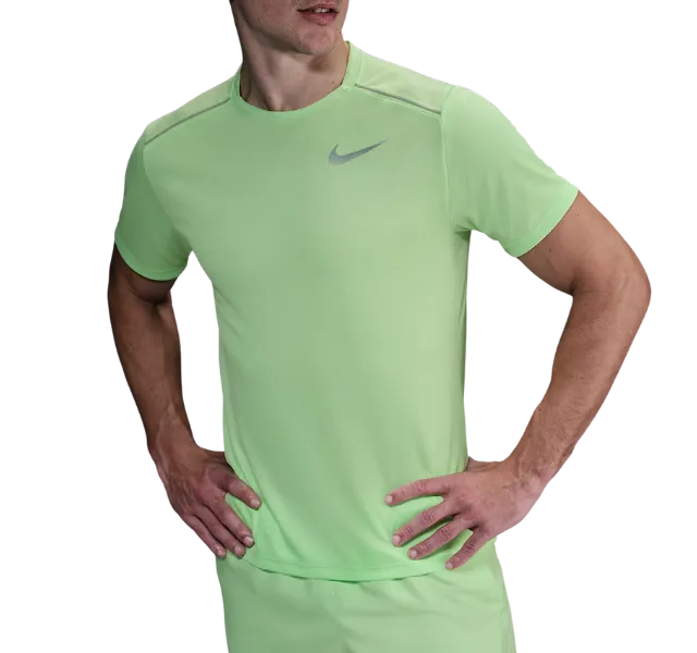 Nike Miler T-Shirt - Windrunner - Flex Stride Shorts Outfit - Vapour Green/Grey