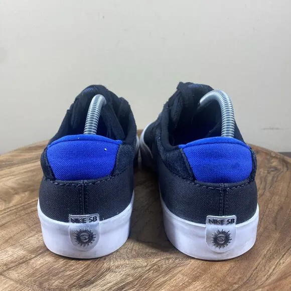 Nike SB Shane Oneill Mens Black And Blue Size 10.5 Canvas Skateboard Shoes