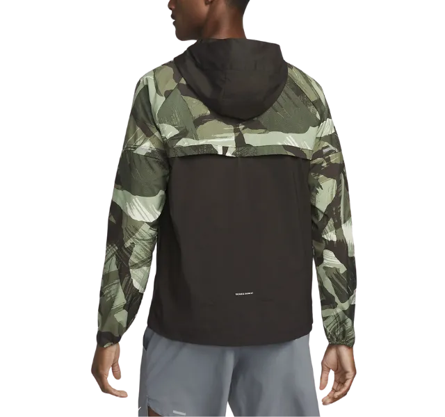 Nike Windrunner Running Jacket - Oil Green Camo