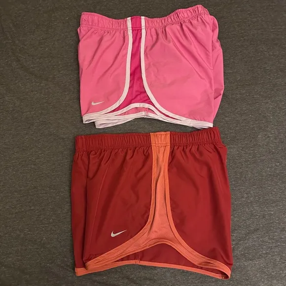 Nike Women's Tempo Running Shorts Size M Activewear Multicolor 2-Pack Bundle