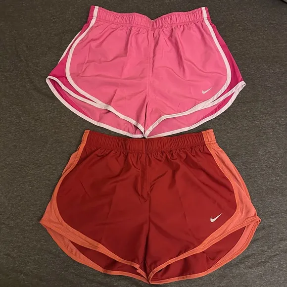 Nike Women's Tempo Running Shorts Size M Activewear Multicolor 2-Pack Bundle