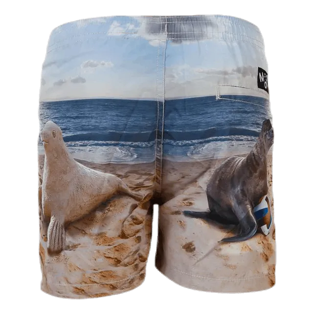 Niko Swim Shorts Beige