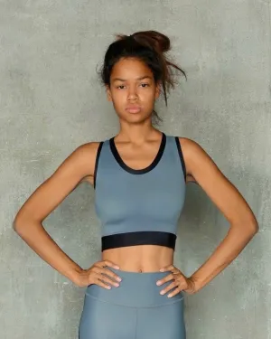 No Sweat Grey Sports Bra