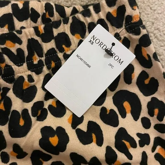 Nordstrom Flannel Patchwork Pajamas Size XS