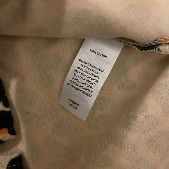Nordstrom Flannel Patchwork Pajamas Size XS
