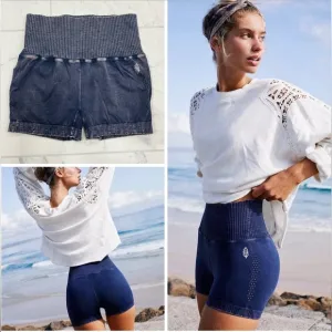 💙NWOT FREE PEOPLE GOOD KARMA RUNNING  SHORTS