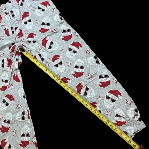 NWT Children's Place Adult Family Glow Christmas Santa Cotton Pajamas Unisex M