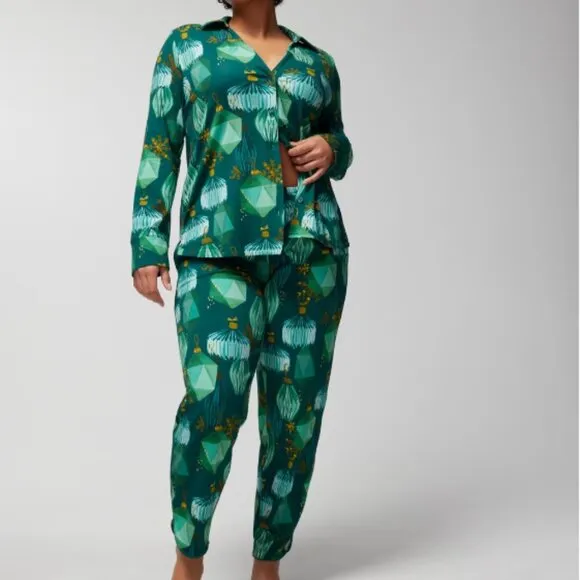 NWT Soma Embraceable Long Sleeve Pajama Set