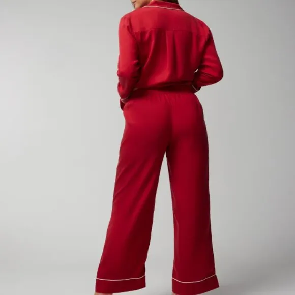 NWT Soma Woven Long Sleeve Pajama Set