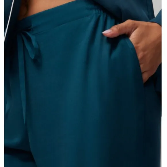 NWT Soma Woven Long Sleeve Pajama Set