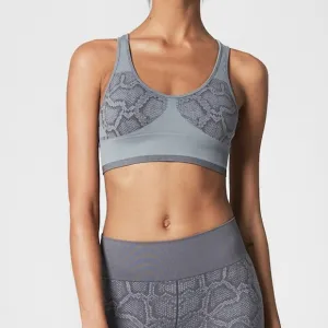 NWT VARLEY PERKINS SPORTS BRA SIZE XS GRAY Z21-38
