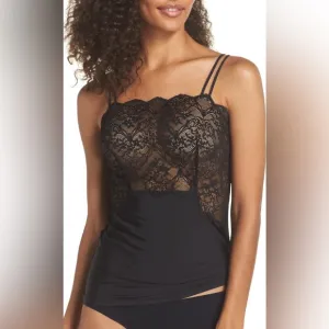 NWT Wacoal Lace Impression Camisole Size XL In Black