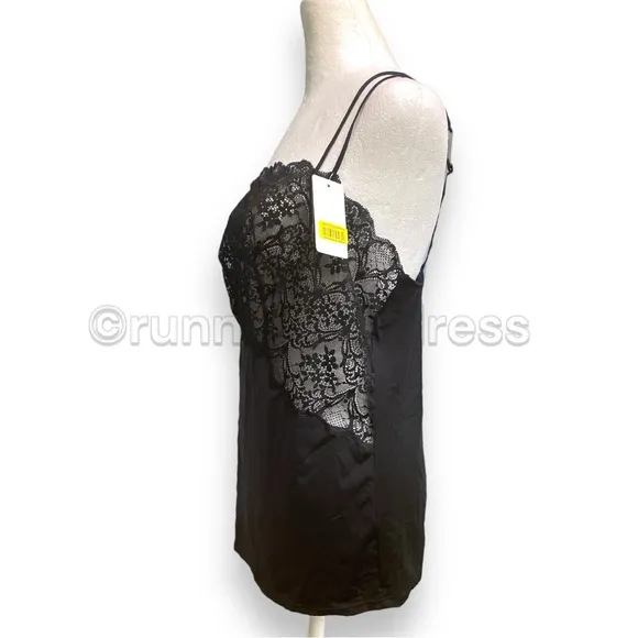 NWT Wacoal Lace Impression Camisole Size XL In Black